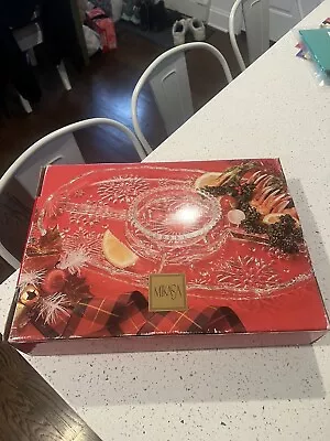 Mikasa Vintage Glass Cocktail Serving Dish With Box • $22