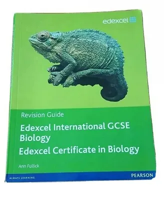 Edexcel International GCSE (IGCSE) Biology Revision Guide With Student CD • £7.20