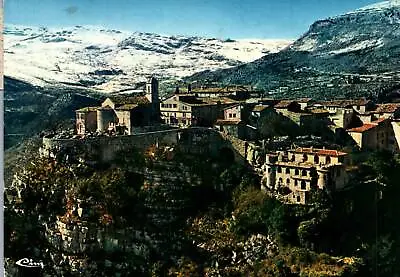 Vintage Postcard View Of Gourdon & The Alps Mailed Cannes Using Cvp Postage 1987 • $8.99