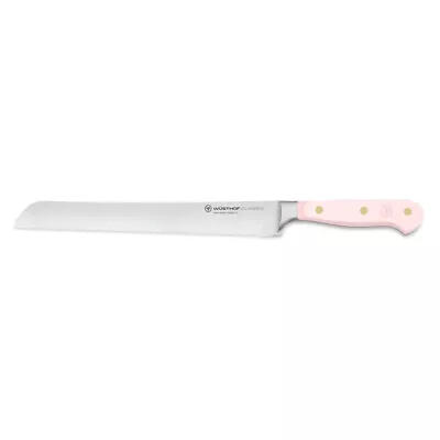 Wusthof Classic Double Serrated Bread 23cm Knife | Pink Himalayan Salt • $285.50