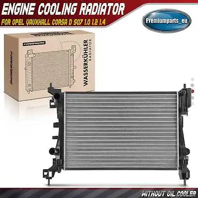 Engine Cooling Radiator For Opel Vauxhall Corsa D S07 1.0 1.2 1.4 Fiat 1300279 • £51.99