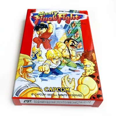 MIGHTY FINAL FIGHT - Empty Box Replacement Spare Case For Famicom Game Capcom • $11.99