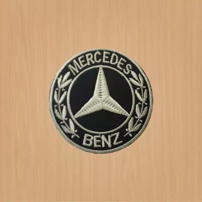 Embroidery Patch Iron On Patchsew On Patch Mercedes White Patch Cars Patch • $4.38