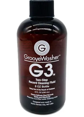 GrooveWasher G3 Two-Step Record Cleaning Fluid 8 Fl Oz –  • $21.99