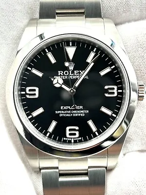 Rolex Explorer I 39mm MKII Dial 214270 Box & Papers 2017 • $7945