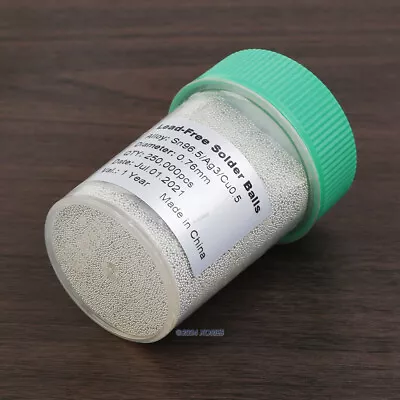 BGA Lead-free Solder Balls 0.76mm 250K For Soldering Repair • $100.16