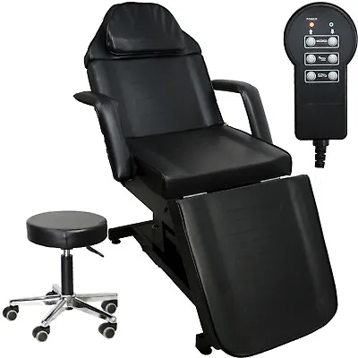 $749.88 • Buy Black Fully Electric Massage Facial Table Bed Chair Beauty Spa Salon Equipment