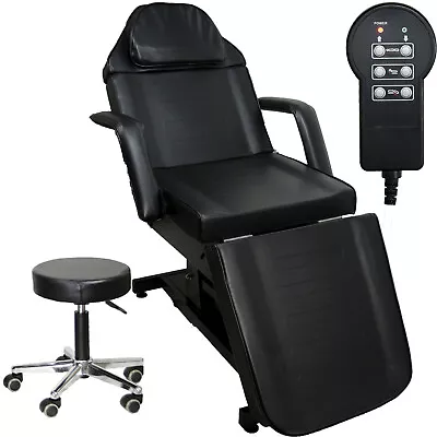 Black Fully Electric Massage Facial Table Bed Chair Beauty Spa Salon Equipment • $674.88