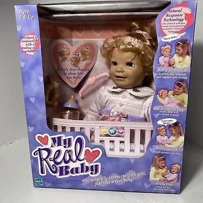 NOS Hasbro My Real Baby Doll Interactive Natural Response Technology NIB NEW • $359.99