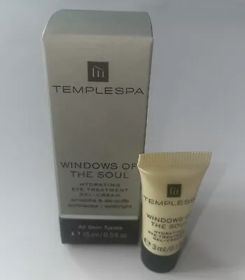 £22 • Buy TEMPLE SPA WINDOWS OF THE SOUL EYE GEL-CREAM 15ml BNIB PLUS 3ml SAMPLE