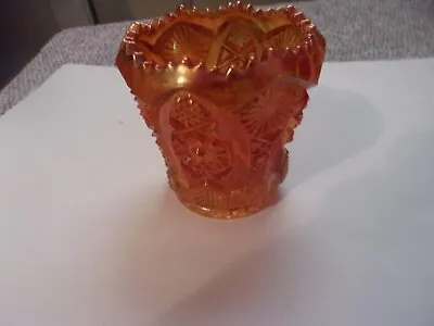 VTG Maridold Carnival Glass Imperial Bellaire Pattern Toothpick Holder • $6.98