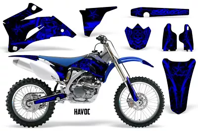 Yamaha YZF250 YZF450 Graphics Kit MX Wrap Dirt Bike Decal Stickers 06-09 HAVOC U • $119.95