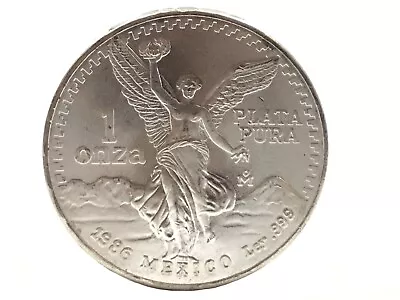 1986 Mexico Silver 1 Oz  .999 Libertad Coin - BU • $38.37