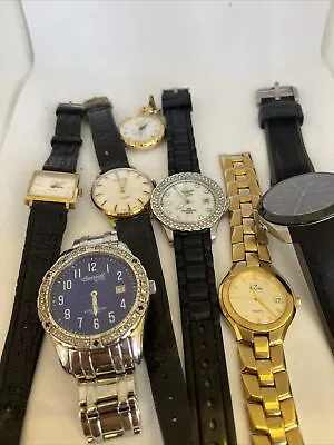 Joblot Vintage Watches ( Ingersoll Smiths Montine Movado Bulova) For Parts • $24.88