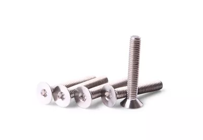 M4x25 Titanium Screws Flat Head 4 Pieces 6AL4V Aerospace Grade M4x25 Bolts • $22.06