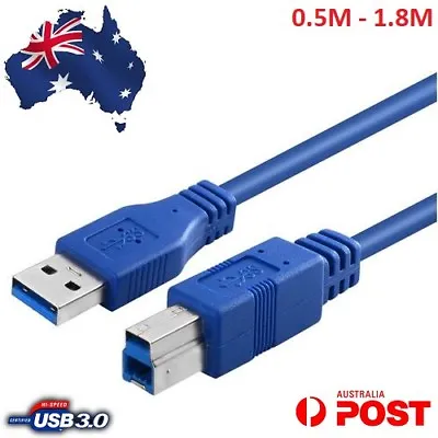 $5.75 • Buy USB 3.0 Type A Male To B Male Printer Extension Cord Cable Dock Hub Super Speed