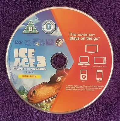 Ice Age 3 - Dawn Of The Dinosaurs - DVD Disc Only FREE UK P&P • £2.95