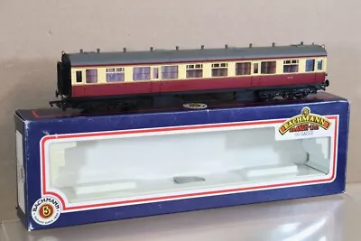 BACHMANN 37-055 BR CRIMSON CREAM COLLETT 60' 1st 2nd CLASS COACH W1123 BOXED Ob • £29.50
