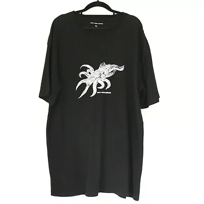 $19 • Buy Savage Gear Black T Shirt Size XL Crew Neck Sea Creature Fishing Octopus Kraken