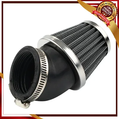 50mm Air Cold Filter Cleaner Universal Motor Scooter ATV Pit Dirt Bike UK • £9.22