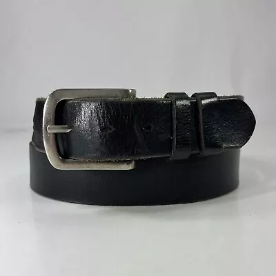 Black Full Grain Leather Work Belt - Men's Size 40 • $11.90