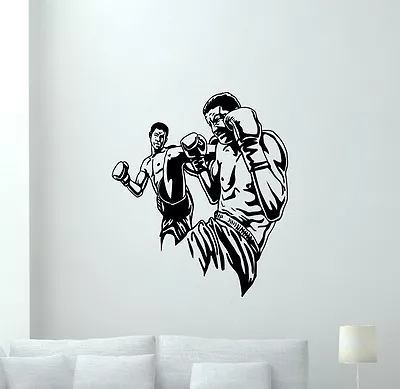 Fighting Wall Decal Muay Thai MMA Sports Vinyl Sticker Gym Decor Poster 218hor • £29.16