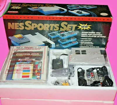 Nintendo Entertainment System NES Sports Set CIB Console Complete Box Tested • $1098.88