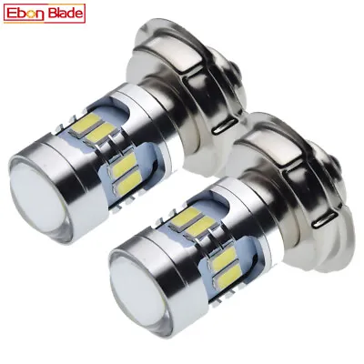 2Pcs P26S LED Motorbike Headlight Bulb Light Scooter Moped ATV Head Lamp 6V 12V • $12.99