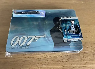 £25 • Buy James Bond 007 Spy Cards Tin + 3 New Card Packets + New Spy Pen