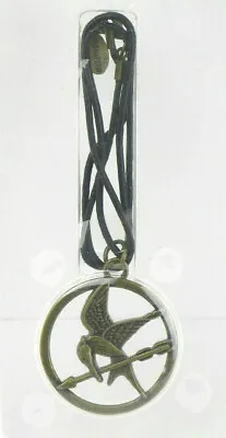 HUNGER GAMES LGF LIONS GATE FILMS MOCKINGJAY BRASS STEAMPUNK PENDANT W/NECKLACE • $9.95