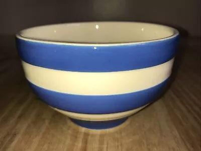 T. G. Green Cornishware Blue & White Rice Soup Bowl 10.5cm New • £14.99