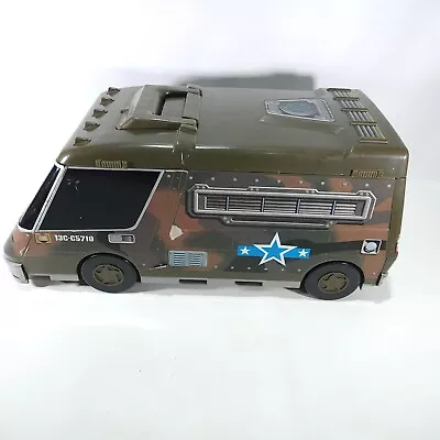 Galoob 1991 - Micro Machines Super City Army Camo Van Military Fold Out Play-set • $12.49