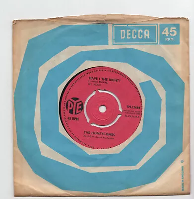 (W409) The Honeycombs Have I The Right - 1964 - 7 Inch Vinyl • £2.24