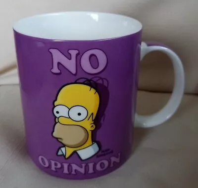 Homer Simpson No Opinion 2012 Creative Tops Mug Cup The Simpsons  • £9.99