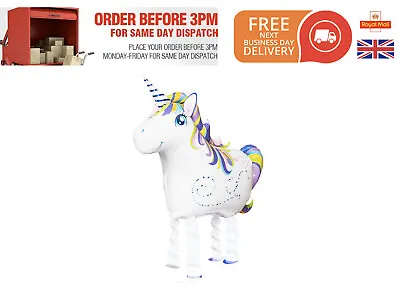 Unicorn Animal Walker Walking  Balloon Kids Parties Birthdays 1st Class  • £2.99