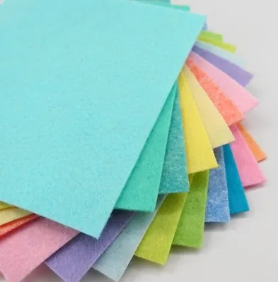 15 - 9 X12   Easter Colors Collection - Merino Wool Blend Felt Sheets • $18.75