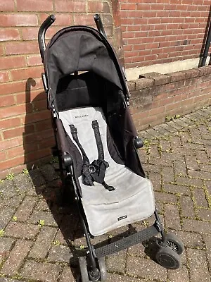 McLaren Quest Stroller - Black Buggy Pram • £25