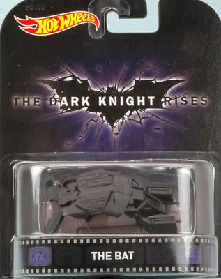 Batman The Dark Knight Rises The Bat 1:64 Model Hot Wheels • £24.02