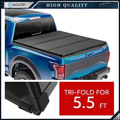 ECCPP Hard 3-Fold 5.5ft Truck Bed Tonneau Cover For 15-20 Ford F-150 • $273.59