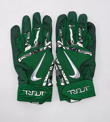 Nike Mike Trout Elite Batting Gloves Men's XL Gorge Green/Chrome • $44.06