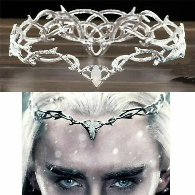 The Hobbit Elven King Thranduil Crown Headwear Circlet Elven Elf  Cosplay Props • $29.41