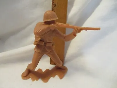 1963 Marx Japanese Army Soldier Standing W Gun 5” • $25