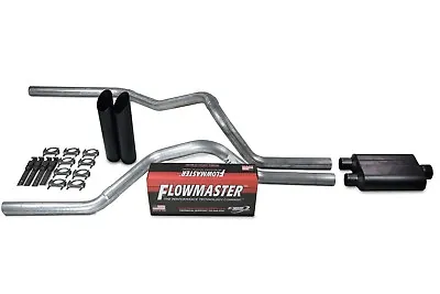 Ford F-150 04-14 2.5  Dual Truck Exhaust Kits Flowmaster 40 Series Black Tip • $289.99