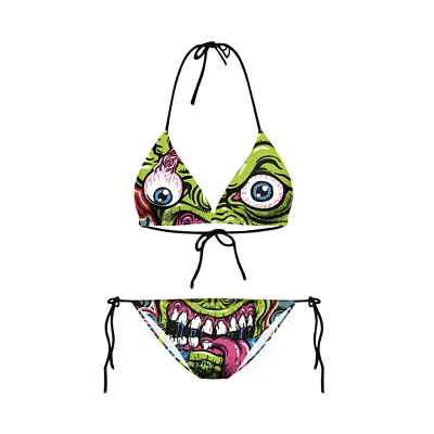 £11.99 • Buy Women's Beach Triangle Bikini Set Beauty Pageant Bathing Suit Brazilian Swimwear