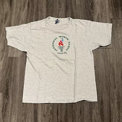 Vintage 1996 Atlanta Olympics T-shirt Licensed By Champion • $32