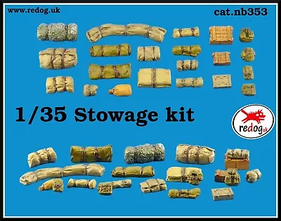 Redog 1/35 Military Scale Models Stowage / Diorama Accessories Kit 3 • £9.99