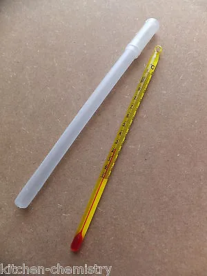 £3.97 • Buy Glass Thermometer For Classroom / Lab Or Home Brew Use Heat Resistant NEW