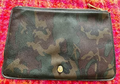 Rare Genuine Mulberry Cara Delevingne Zip Pouch Clutch Bag Camouflage • £175