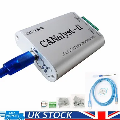 CANalyst-II USB To CAN Analyzer CAN-BUS Converter Adapter Support ZLGCANpro UK • £72.89