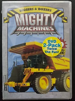 Mighty Machines: Diggers & Dozers & Big Wheels Rollin' DVD 2-Pack Lot NEW SEALED • $19.99